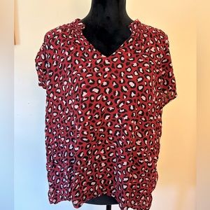 Red Cheetah T Shirt